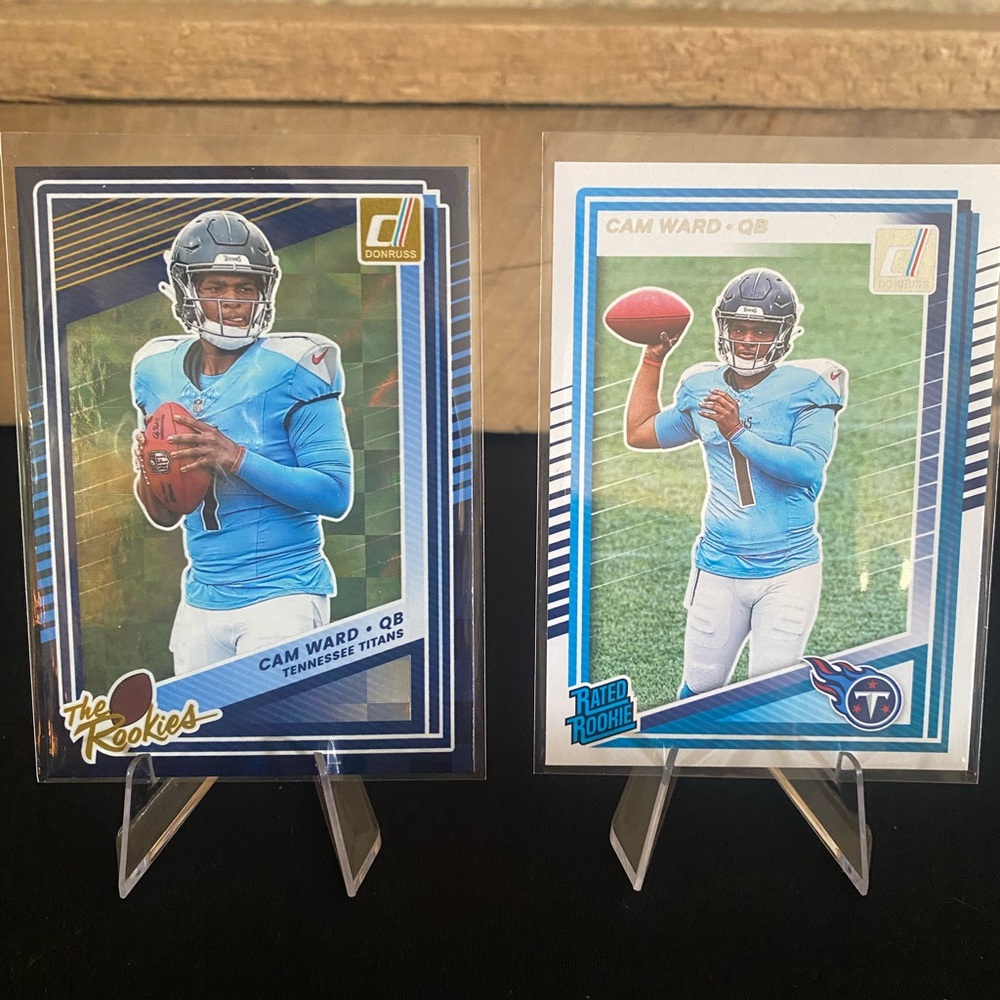 Panini Trading Cards - Blue and Red